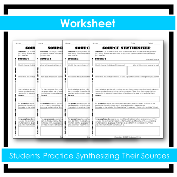 Source Synthesizer: How to Pick, Paraphrase, Quote, and Cite Your Source in MLA - Image 3