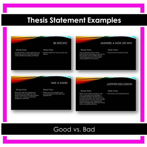 How to Create a Strong Thesis Statement PowerPoint - Image 4